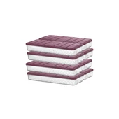 Selka Nora 8 Adet 1 Lt. Saklama Kabı thumbnail 3