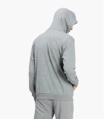 Puma Ess Small Logo Fz Hoodie Erkek Gri Kapüşonlu Fermuarlı Sweatshirt / Hırka - 586704 53 - 2