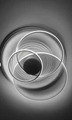 Flow / Planfonyer Avize / 40-30-20 cm / Antrasit Gövde / 3 Renk Işık / 3 Yıl Garanti - 2