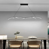 Lajan / Sarkıt Avize / 120 cm / Antrasit Gövde / 3 Yıl Garanti / 3 Renkli Işık - 1