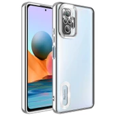 Xiaomi Redmi Note 10 Pro Kılıf Kamera Korumalı Logo Gösteren Omega Kapak kılıf - 7