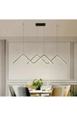 Ilgaz / Sarkıt Avize / 120 cm / Antrasit Gövde / 3 Renk Işık / 3 Yıl Garanti - 1