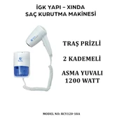 İGK YAPI - XINDA KORDONLU SAÇ KURUTMA MAKİNESİ (RCY120-18A) - 4