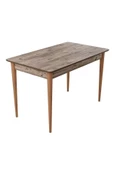 Lois Serisi 72x112 Mdf Pinotex Ayaklı Kaliteli Sabit Yemek Masası - 2