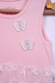 Babyhola %100 Pamuk Kız Bebek Çift Kat Elbise Atlet Badi 3527 thumbnail 3