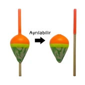 Işık Tüplü Kamuflaj Olta Şamandırası 4 gr (5904) thumbnail 2