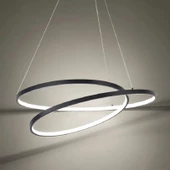 Wayfair / Sarkıt Avize / 60-70 cm / Antrasit Gövde / 3 Renk Işık / 3 Yıl Garanti - 4