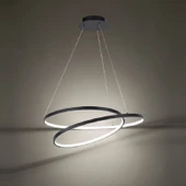 Wayfair / Sarkıt Avize / 60-70 cm / Antrasit Gövde / 3 Renk Işık / 3 Yıl Garanti - 1