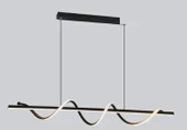 Nikodin / Sarkıt Avize / 120 cm / Antrasit Gövde / 3 Renk Yanar / 3 Yıl Garanti - 1