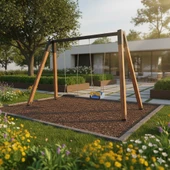 Ahşap Salıncak, Korkuluklu ve Açık Salıncak Koltuğu thumbnail 2