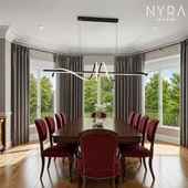 Belovodica / Sarkıt Avize / 120 cm / Antrasit Gövde / 3 Renk Işık / 3 Yıl Garanti - 2