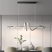 Belovodica / Sarkıt Avize / 120 cm / Antrasit Gövde / 3 Renk Işık / 3 Yıl Garanti - 1
