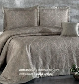 Güzide Klasik Yatak Örtüsü Belinda Antrasit Gri thumbnail 2
