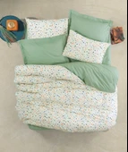 Cotton Box Petite Tek Kişilik Nevresim Takımı Lastikli Lola Yeşil - 1