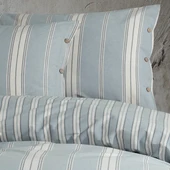 Clasy Ranforce Nevresim Takımı Çift Kişilik Kasara Mavi Nativa thumbnail 3