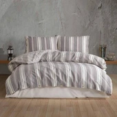 Clasy Butik Native Serisi Çift Kişilik Nevresim Takımı Rune V1 Lila thumbnail 1