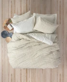 Cotton Box Çift Kişilik Ranforce Nevresim Takımı Petite Jot Bej thumbnail 2