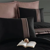 Clasy Çift Kişilik Nevresim Takımı Borderline Ranforce Tulkas Siyah thumbnail 3