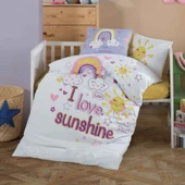 Clasy Bebek Nevresim Takımı Sun Love Sarı - 1