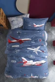 Clasy Tek Kişilik Genç Nevresim Takımı  Arrival V1 Mavi - 1