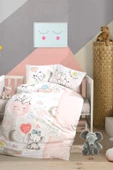 Clasy Bebek Nevresim Takımı Sweet Dreams Pudra - 1