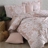 Clasy Çift Kişilik Nevresim Takımı Ventana Bej thumbnail 2