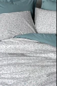 Cotton Box Petite Çift Kişilik Lastikli Çarşaflı Nevresim Takımı June Mint thumbnail 3