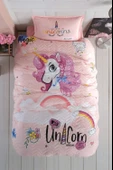 Clasy Genç Ranforce Dört Mevsim Set Tek Kişilik Pink Dreams V1 Pudra - 1