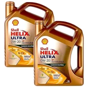 Shell Helix Ultra Sp 0W-20 Motor Yağı 2 x 5 L -DPFli Tam Sentetik - ACEA C5 - 1