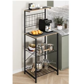 Eportatif Çok Amaçlı Dolap Mutfak Bango Masa Dar Füme 1438 - 3