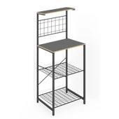 Eportatif Çok Amaçlı Dolap Mutfak Bango Masa Dar Füme 1438 - 6