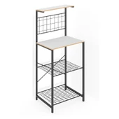 Eportatif Çok Amaçlı Dolap Mutfak Bango Masa Dar Beyaz 1437 - 6