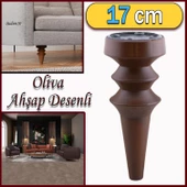 Oliva Mobilya Kanepe Koltuk Tv Ünitesi Baza Ayağı Zigon Orta Sehpası Ayak Ayakları Ahşap Desen 17 cm thumbnail 1