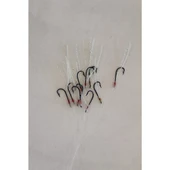 WANDERSOUL İstavrit Çaparisi 10 İğneli Poşet Çapari 0.15mm Beden x 0.25mm Köstek - 2