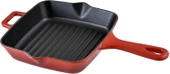 Lava Grill Tava 20 x 20 CM Metal Saplı Kırmızı - 1