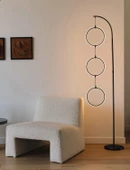 Zincirli / 160 cm / Lambader / Antrasit Gövde / 3 Renk Işık / 3 Yıl Garanti - 2