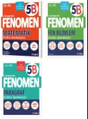 Fenomen Okul 2025 5. Sınıf Matematik + Paragraf + Fen B Serisi Soru Seti 3 Kitap Güncel Müfredat thumbnail 1