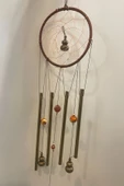 Deprem Zili Çanı Duvar Rüzgar Çanı Zili Feng Shui Ejderha Yılı Metal Wu Lou Kabak Dream Catcher Budha Buda Objeli - 1