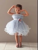 Kız Çocuk Tütülü Vena Elbise MNK285 thumbnail 8