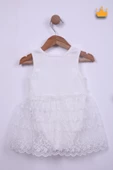 Babyhola %100 Pamuk Kız Bebek Tek Kat Elbise Atlet Badi 3528 - 8