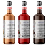 Nish Fındık, Çilek, Çikolata Aromalı Şurup 3x700 ML - Cam Şişe - 2