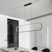 Tivat / Sarkıt Avize / 90x25 cm / Antrasit Gövde / 3 Renk Yanar / 3 Yıl Garanti - 4