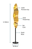 Siyah Boyalı Lambader PLC-1206-L-BSY - 2
