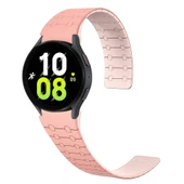 Galaxy Watch 6 44mm  KRD-111 20mm Çizgili Desenli Silikon Kordon - 7