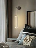 Mavrovo / Led Aplik / Elips / 80 cm / Antrasit Gövde / 3 Renk Işık / 3 Yıl Garanti - 2