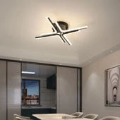 İkizce / Plafonyer Avize / 60 cm / Antrasit Gövde / 3 Renk Işık / 3 Yıl Garanti - 1