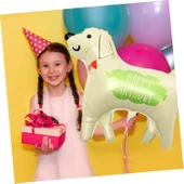 Happy Bırthday Baskılı Köpek Folyo Balon 76x70 cm - 2