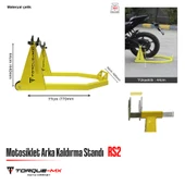 Torque-MX Motosiklet Arka Kaldırma Standı RS2 Sarı thumbnail 5