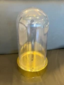 KULVARAVM 3mt Peri Ledli dekoratif ters fanus mika gold renk hediyelik ürünler - 1