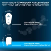 FOMY Köpük Sabun Gri Dispenser 900 ml - 3